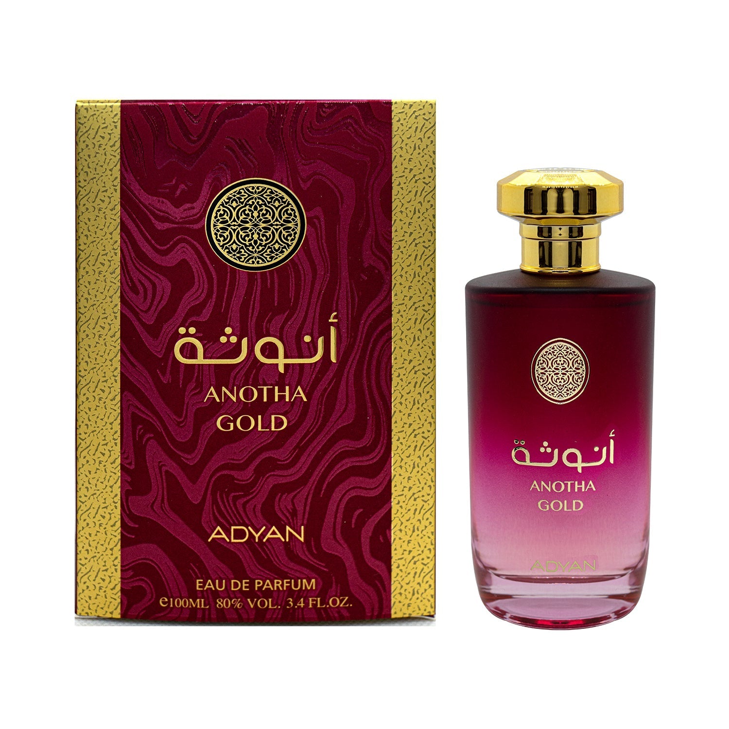 Anotha Gold Adyan for women and men 100 ML EDP halal spray perfume